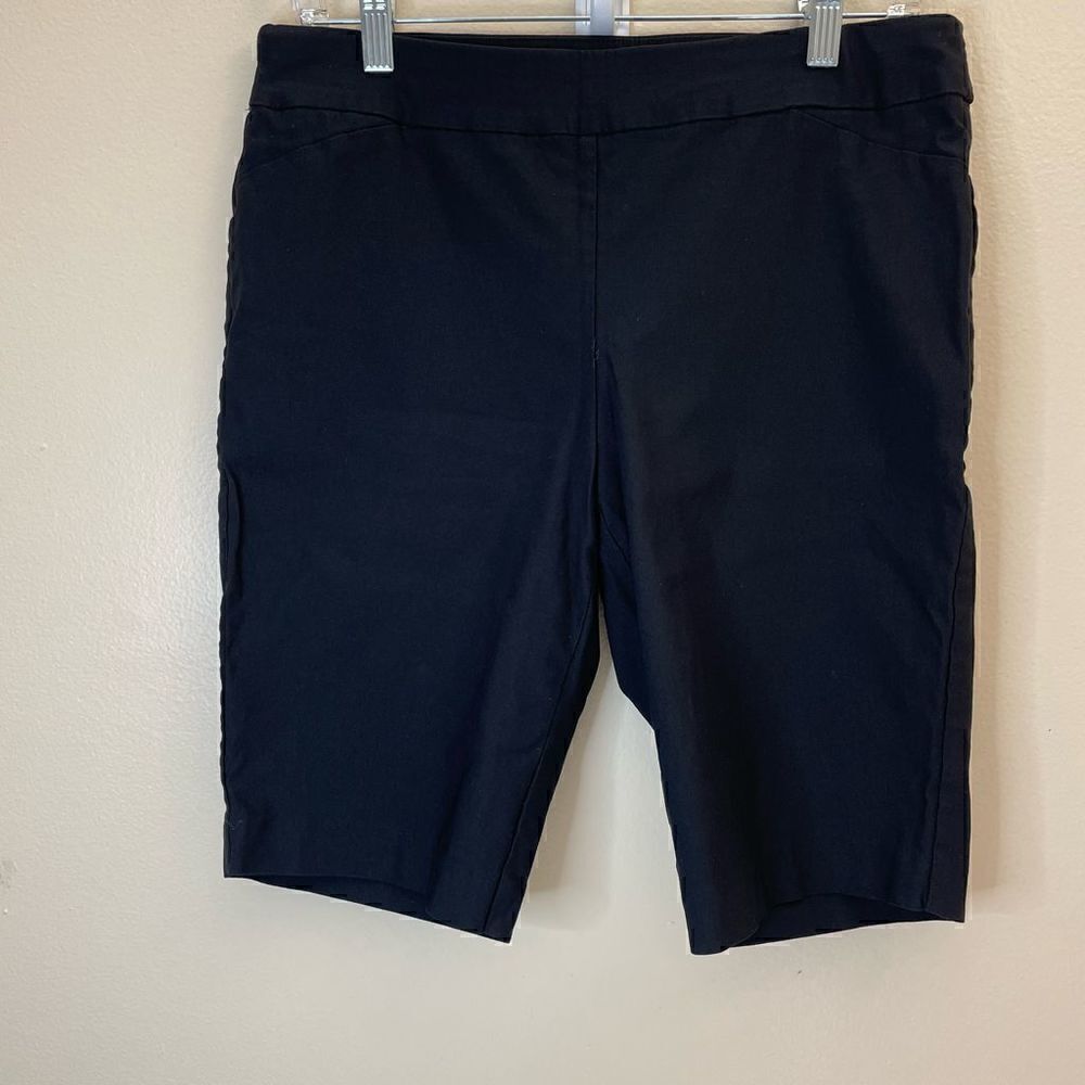 Charter Club| Black| Shorts| Casual | Stretch| Medium